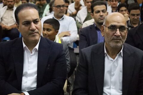 تصاویر/ دیدار مدیر کل آموزش و پرورش یزد و دانش آموزان با آیت الله ناصری