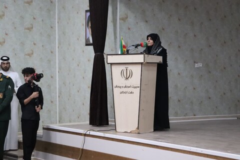 مراسم تجلیل از خانم سحر امامی با عنوان «روایت ایستادگی زن ایرانی در جنگ رسانه‌ای و میدانی»