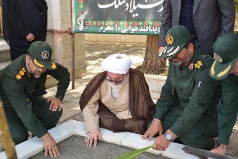 تصاویر/ آیین گلباران و تجدید میثاق با آرمان‌های امام(ره) و شهداء در گلزار شهدای شاهرود