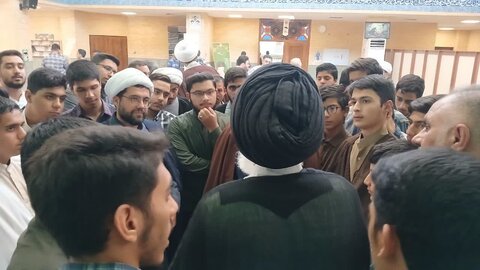 تصاویر/ نشست اخلاقی معرفتی با حضور آیت‌الله موسوی از علمای نجف‌اشرف