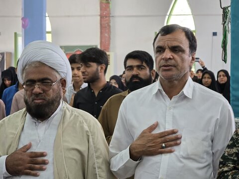 تصاویر/ آیین آغاز سال تحصیلی جدید مدارس علمیه شهرستان ریگان