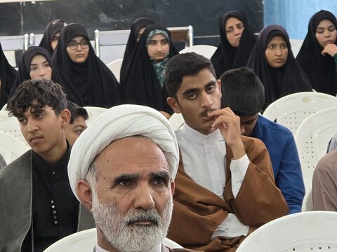 تصاویر/ آیین آغاز سال تحصیلی جدید مدارس علمیه شهرستان ریگان