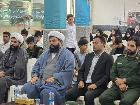 تصاویر/ آیین آغاز سال تحصیلی جدید مدارس علمیه شهرستان ریگان