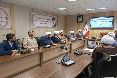 تقدیر مدیر حوزه علمیه کرمانشاه از همکاری اداره کل اوقاف استان+عکس