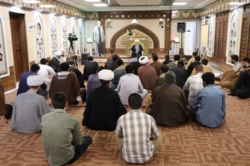 تصاویر/ جلسه اخلاق در حوزه علمیه بناب