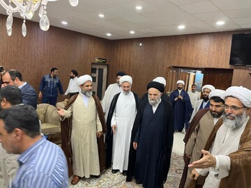 آیت الله غروی وارد شهرستان قشم شد