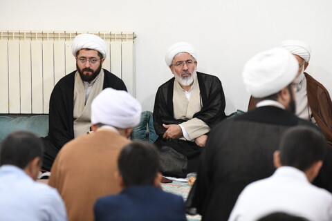 تصاویر/ سفر نماینده ولی فقیه در آذربایجان غربی به مدرسه علمیه نقده