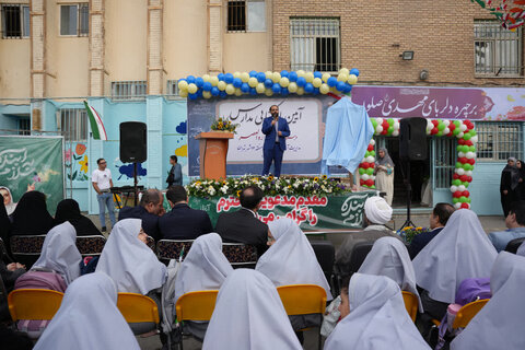 تصاویر/ حضور مدیر حوزه علمیه استان تهران در مراسم بازگشایی مدرسه دخترانه والعصر