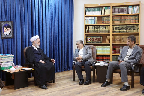 تصاویر/ دیدار سرپرست دانشگاه آزاد با آیت الله اعرافی