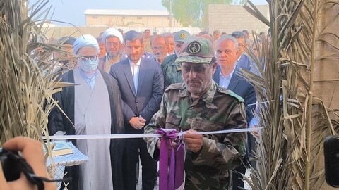 تصاویر/ افتتاح نمایشگاه دستاوردهای دفاع مقدس در کنگان