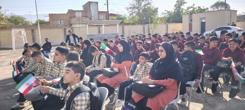 تصاویر/ مراسم نواختن زنگ مهر، ایثار و مقاومت در شهر ماهان