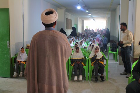 تصاویر/ نواختن زنگ مهر و آغاز سال تحصیلی در دبستان یاس نبوی شهر جوپار