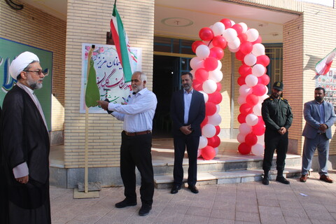 تصاویر/ نواختن زنگ مهر و آغاز سال تحصیلی در دبستان یاس نبوی شهر جوپار