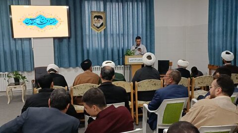 تصاویر/  مراسم افتتاحیه سال تحصیلی جدید مدرسه  علمیه امام خمینی (ره)خوی