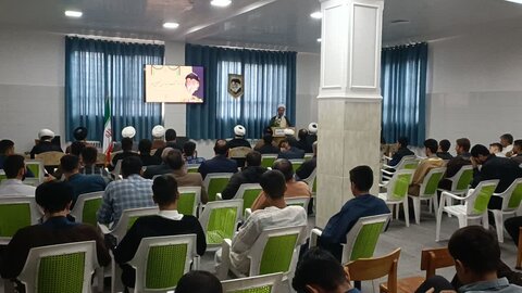 تصاویر/  مراسم افتتاحیه سال تحصیلی جدید مدرسه  علمیه امام خمینی (ره)خوی