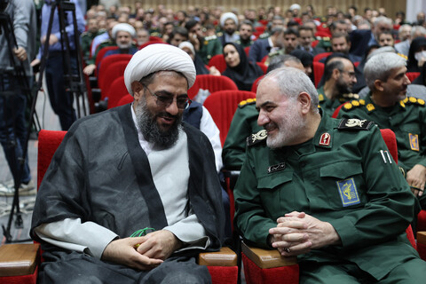 تصاویر /  آیین تکریم و معارفه فرمانده سپاه انصارالحسین(ع) همدان