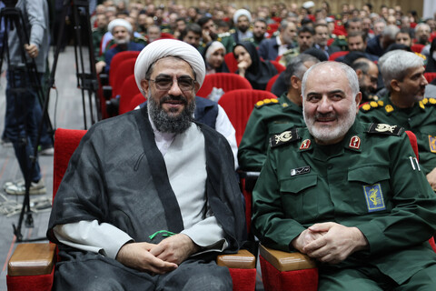 تصاویر /  آیین تکریم و معارفه فرمانده سپاه انصارالحسین(ع) همدان