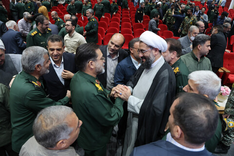 تصاویر /  آیین تکریم و معارفه فرمانده سپاه انصارالحسین(ع) همدان