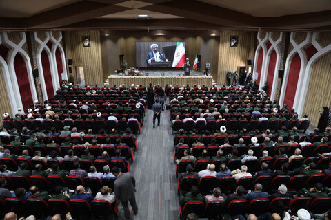 تصاویر /  آیین تکریم و معارفه فرمانده سپاه انصارالحسین(ع) همدان