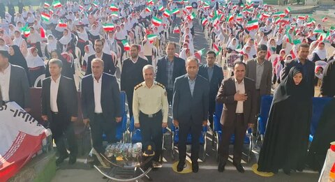 تصاویر/ آیین نواختن زنگ مهر و مقاومت در پلدشت