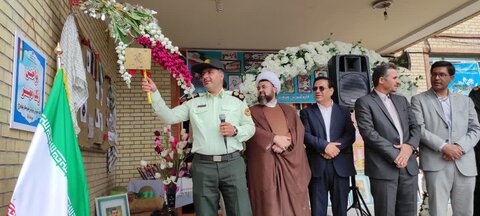 تصاویر/ مراسم بازگشایی مدارس  شهرستان چهاربرج