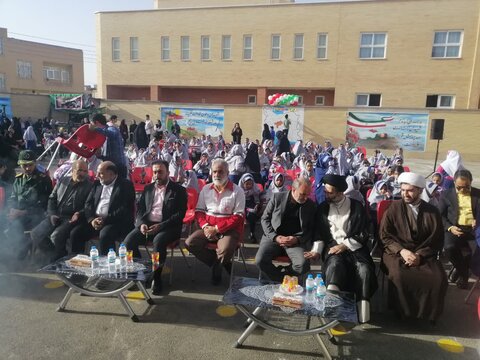 تصاویر/ آیین بازگشایی مدارس در کاشان