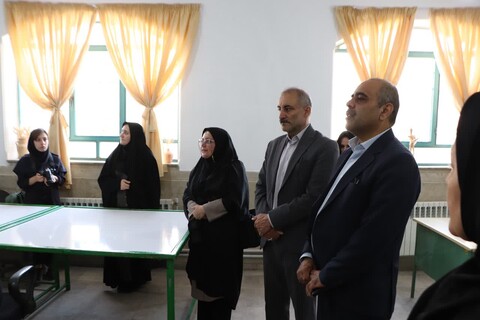 تصاویر/ آیین آغاز سال تحصیلی جدید در هنرستان سعدالدین شهر مهدی‌شهر