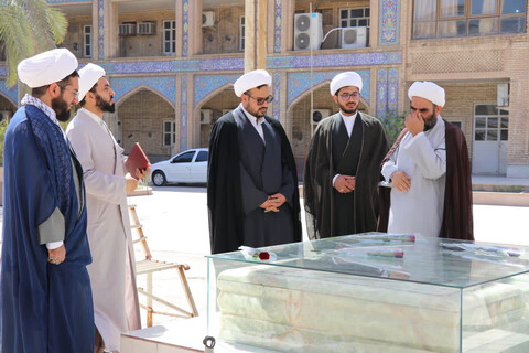 تصاویر/مراسم قبارروبی مزار شهداء