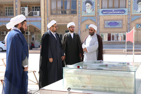 تصاویر/مراسم قبارروبی مزار شهداء