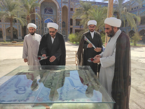 تصاویر/مراسم قبارروبی مزار شهداء