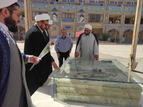 تصاویر/مراسم قبارروبی مزار شهداء