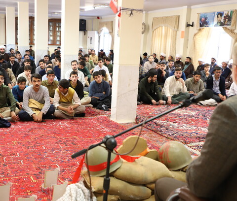 تصاویر/ نشست تبیینی تحلیل جنگ 12 روزه در مدرسه علمیه ولیعصر(عج) تبریز