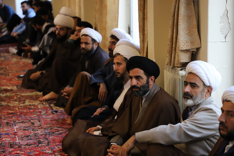 تصاویر/ نشست تبیینی تحلیل جنگ 12 روزه در مدرسه علمیه ولیعصر(عج) تبریز