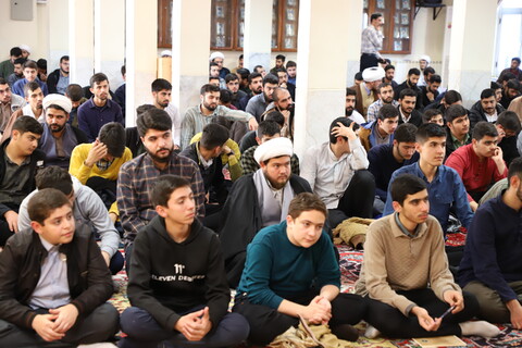 تصاویر/ نشست تبیینی تحلیل جنگ 12 روزه در مدرسه علمیه ولیعصر(عج) تبریز