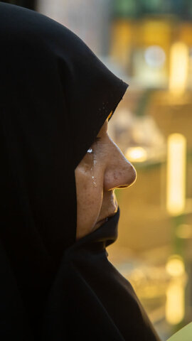 تصاویر/ حضور خانواده شهدا آران وبیدگل درگنجینه شهدای دفاع مقدس هلال بن علی (ع)