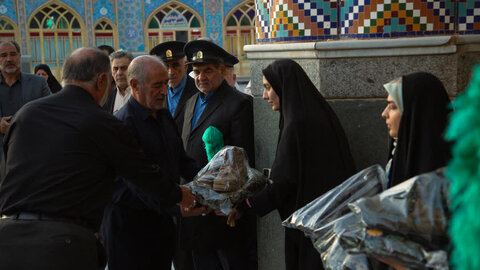 تصاویر/ حضور خانواده شهدا آران وبیدگل درگنجینه شهدای دفاع مقدس هلال بن علی (ع)