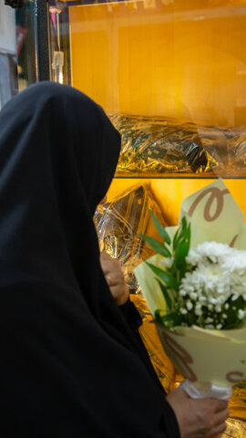 تصاویر/ حضور خانواده شهدا آران وبیدگل درگنجینه شهدای دفاع مقدس هلال بن علی (ع)