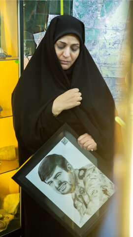 تصاویر/ حضور خانواده شهدا آران وبیدگل درگنجینه شهدای دفاع مقدس هلال بن علی (ع)