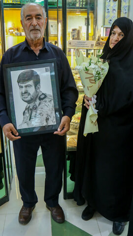 تصاویر/ حضور خانواده شهدا آران وبیدگل درگنجینه شهدای دفاع مقدس هلال بن علی (ع)