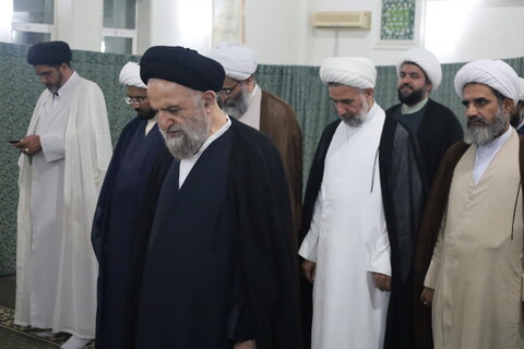 تصاویر/ استقبال از آیت‌الله غروی در فرودگاه بین‌المللی قشم