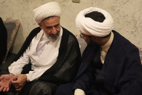 تصاویر/ استقبال از آیت‌الله غروی در فرودگاه بین‌المللی قشم