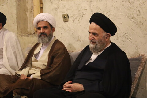 تصاویر/ استقبال از آیت‌الله غروی در فرودگاه بین‌المللی قشم