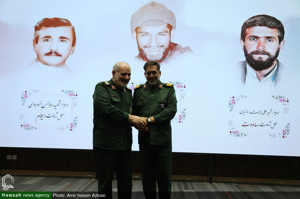تصاویر /  آیین تکریم و معارفه فرمانده سپاه انصارالحسین(ع) همدان