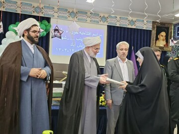 تصاویر/ مراسم آغاز سال تحصیلی جدید مدرسه علمیه خواهران حضرت زینب(س) سریش آباد