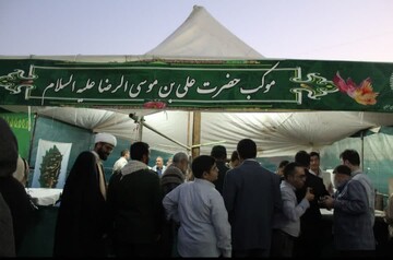 برپایی موکب حضرت علی بن موسی‌الرضا (ع) در دومین کنگره سه هزار شهید سمنان