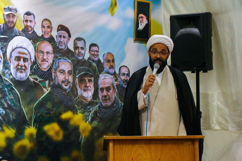 تصاویر/ مراسم بزرگداشت شهدای مقاومت حجج اسلام و المسلمین سید حسن نصر الله، سید هاشم صفی الدین و شیخ نبیل قاووق