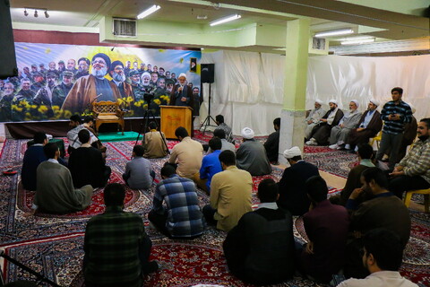 تصاویر/ مراسم بزرگداشت شهدای مقاومت حجج اسلام و المسلمین سید حسن نصر الله، سید هاشم صفی الدین و شیخ نبیل قاووق