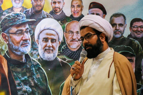 تصاویر/ مراسم بزرگداشت شهدای مقاومت حجج اسلام و المسلمین سید حسن نصر الله، سید هاشم صفی الدین و شیخ نبیل قاووق