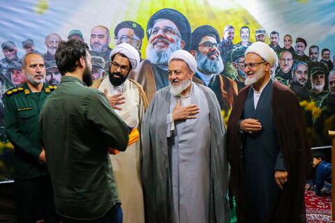 تصاویر/ مراسم بزرگداشت شهدای مقاومت حجج اسلام و المسلمین سید حسن نصر الله، سید هاشم صفی الدین و شیخ نبیل قاووق