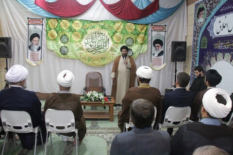 تصاویر/ مراسم آغاز سال تحصیلی در مدرسه علمیه خورموج